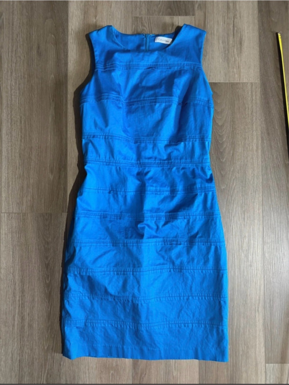 Calvin Klein Electric Blue Sleeveless Sheath Dress